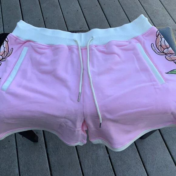 Women's Carmico Casual Shorts 2XL Pink - Picture 3 of 6